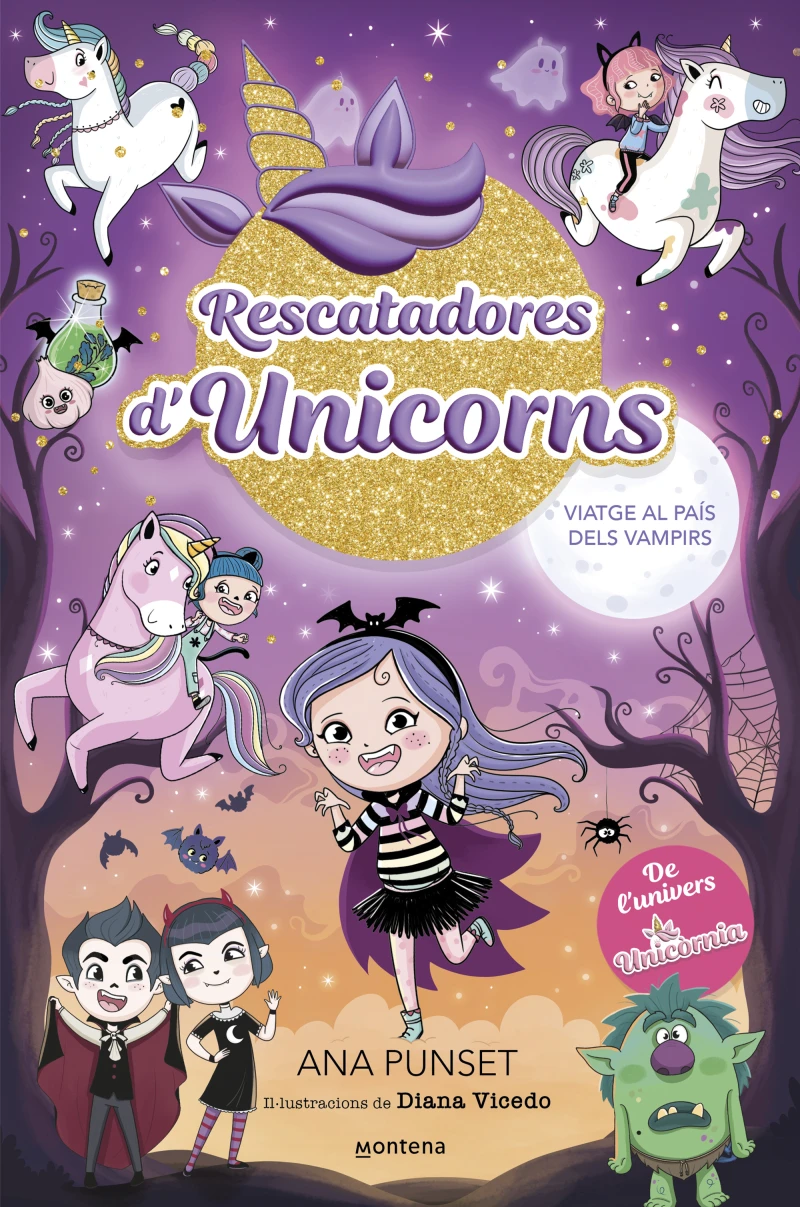 Portada: Rescatadores d'Unicorns 5 - Viatge al país dels vampirs