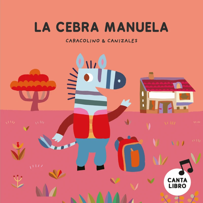 Portada: La cebra Manuela