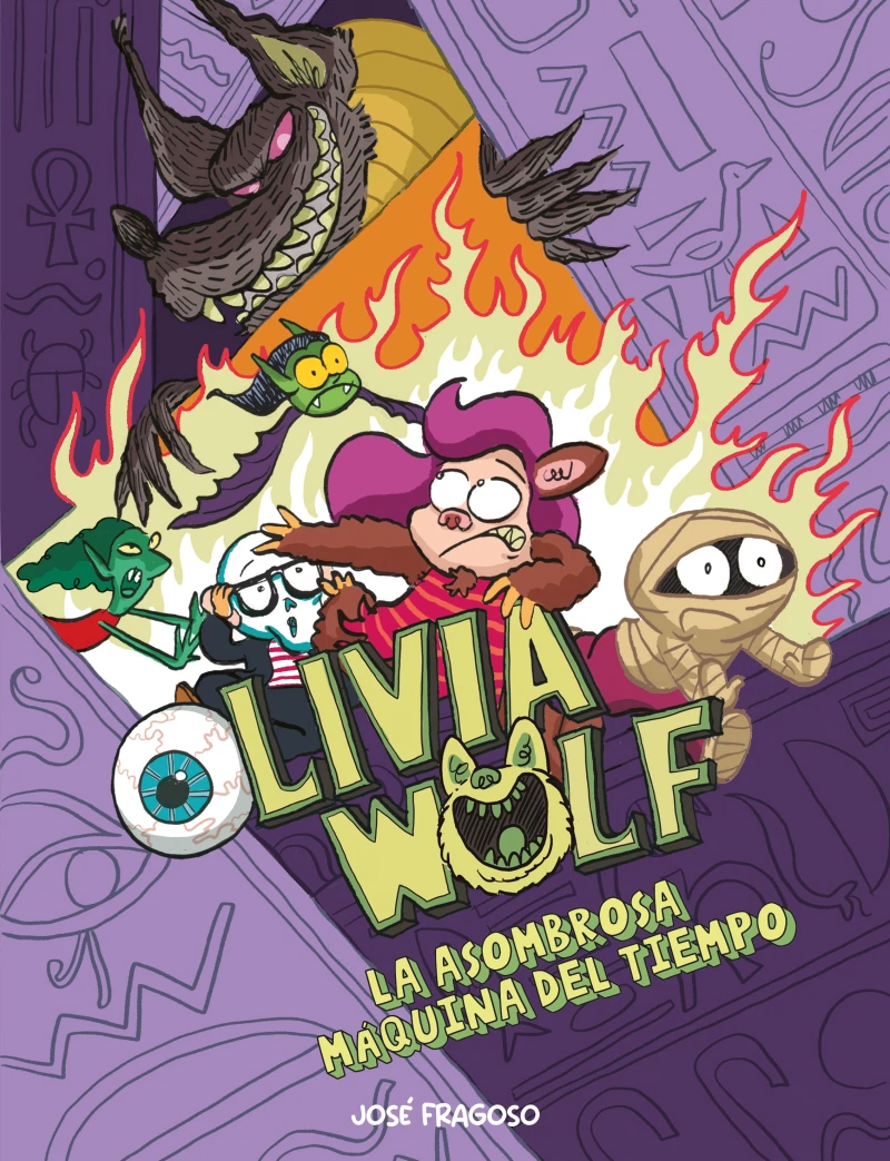 Portada: Olivia Wolf. La asombrosa máquina del tiempo