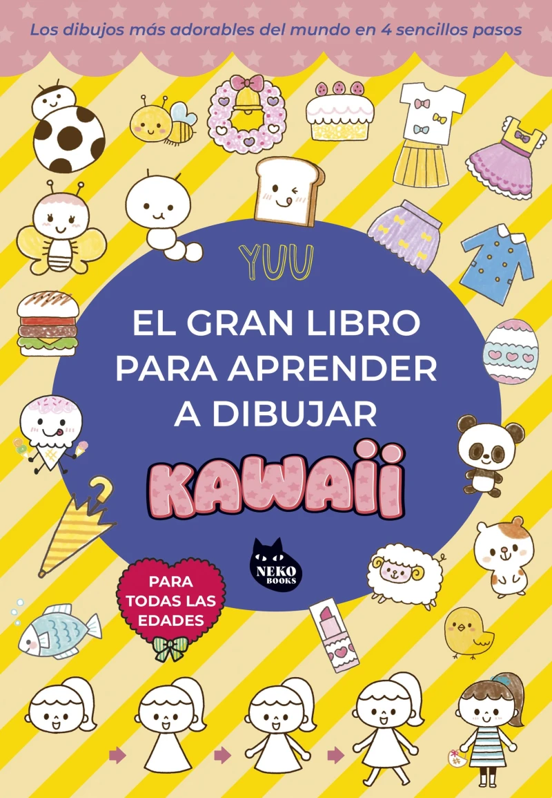 Portada: El gran libro para aprender a dibujar kawaii