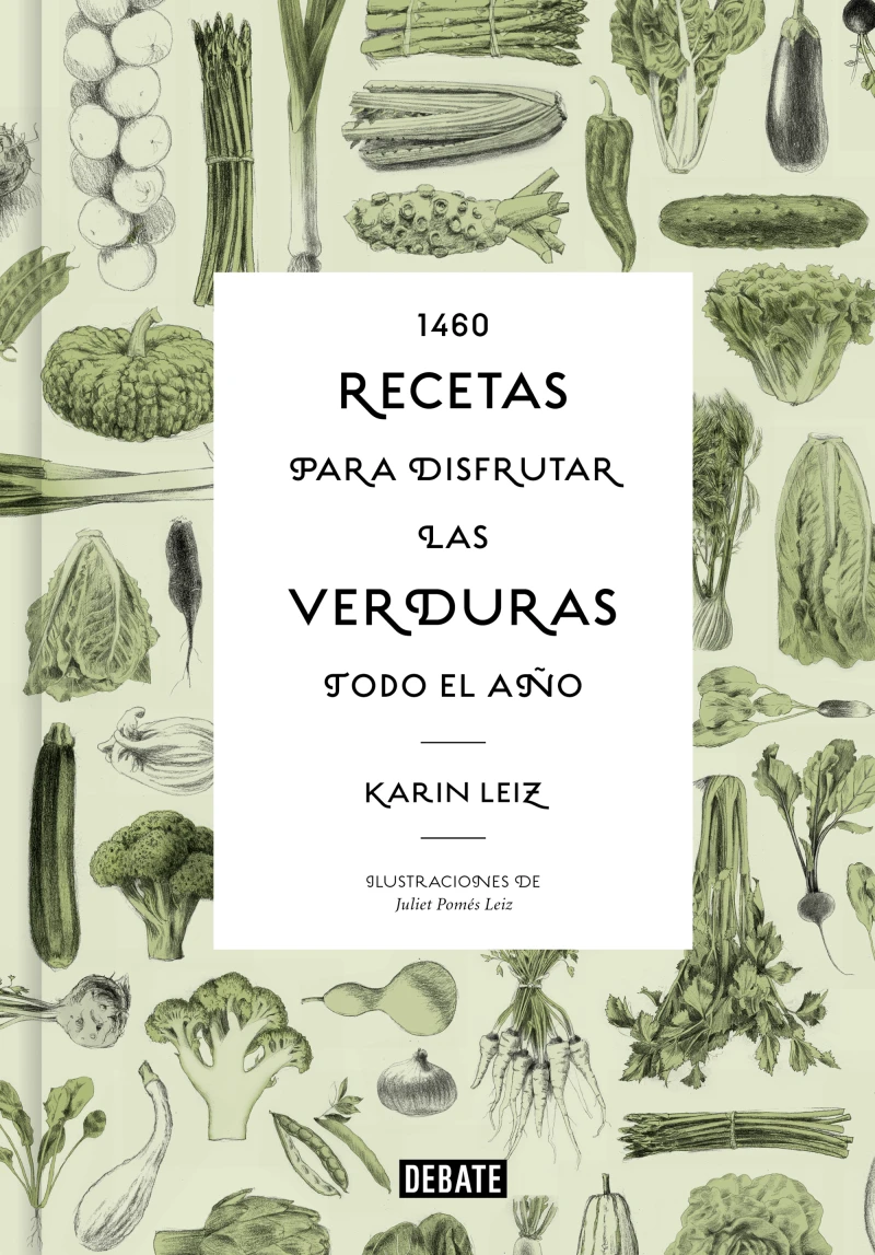 Portada: 1460 recetas para disfrutar las verduras todo el año