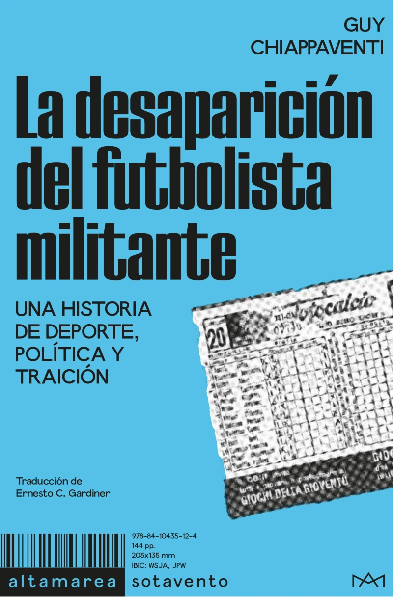 Portada: La desaparición del futbolista militante