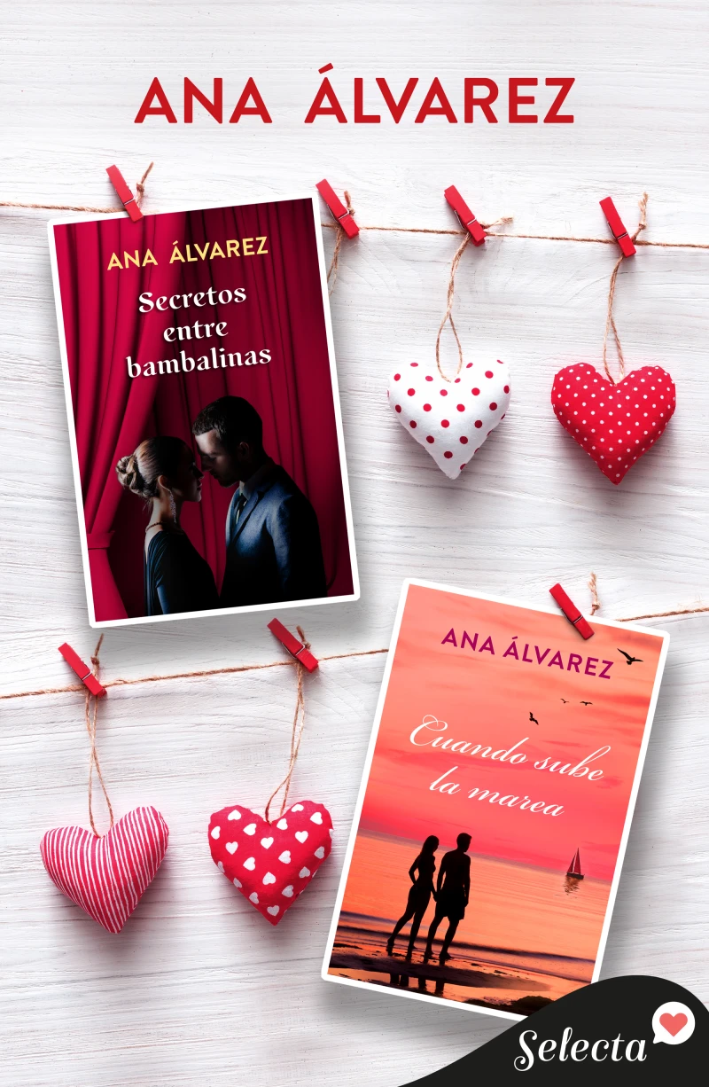 Portada: Pack Ana Álvarez (contiene Cuando sube la marea y Secretos entre bambalinas)