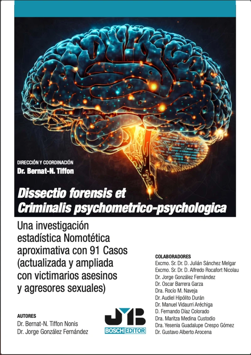 Portada: Dissectio forensis et Criminalis psychometrico-psychologica