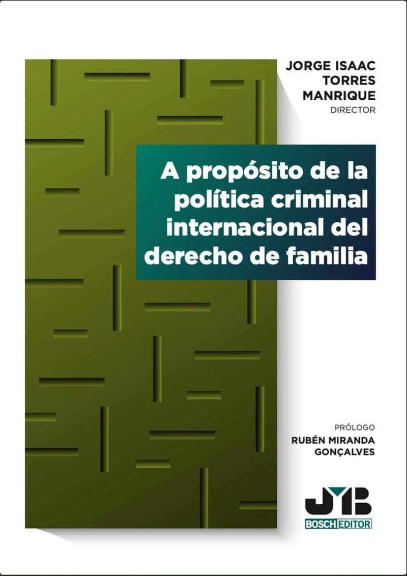 Portada: A propósito de la política criminal internacional del derecho de familia