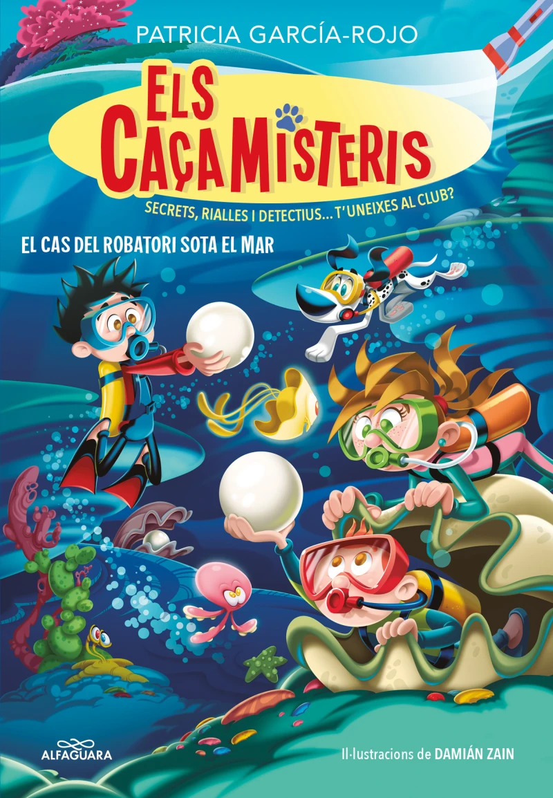 Portada: Els caçamisteris 8 - El cas del robatori sota el mar
