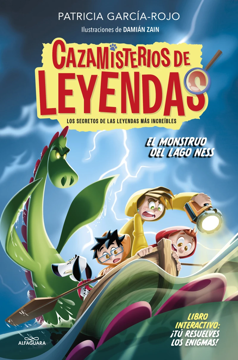 Portada: Cazamisterios de leyendas 1 - El monstruo del lago Ness