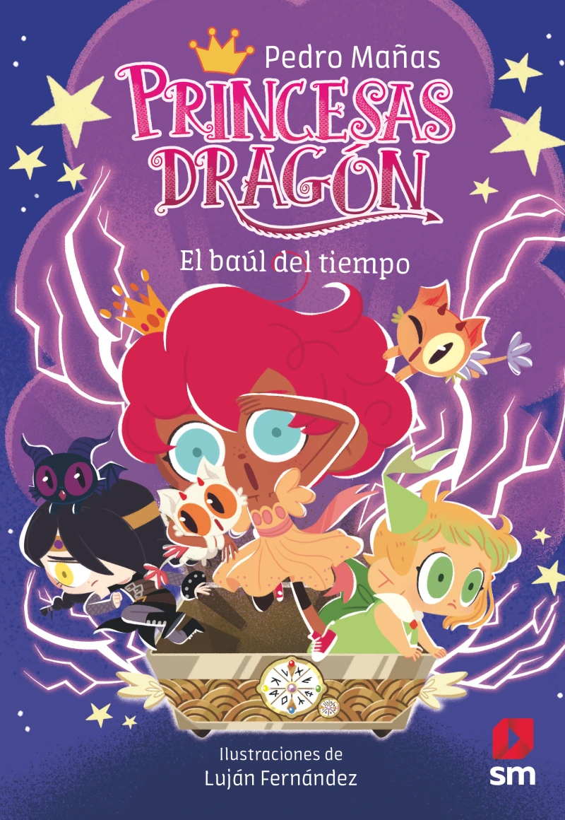 Portada: Princesas Dragón 19: El baúl del tiempo