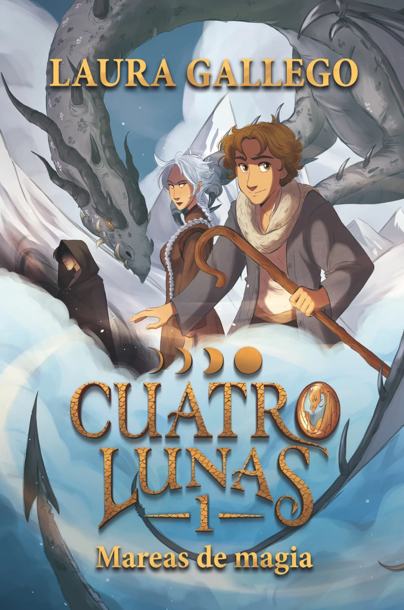 Portada: Cuatro lunas 1: Mareas de magia