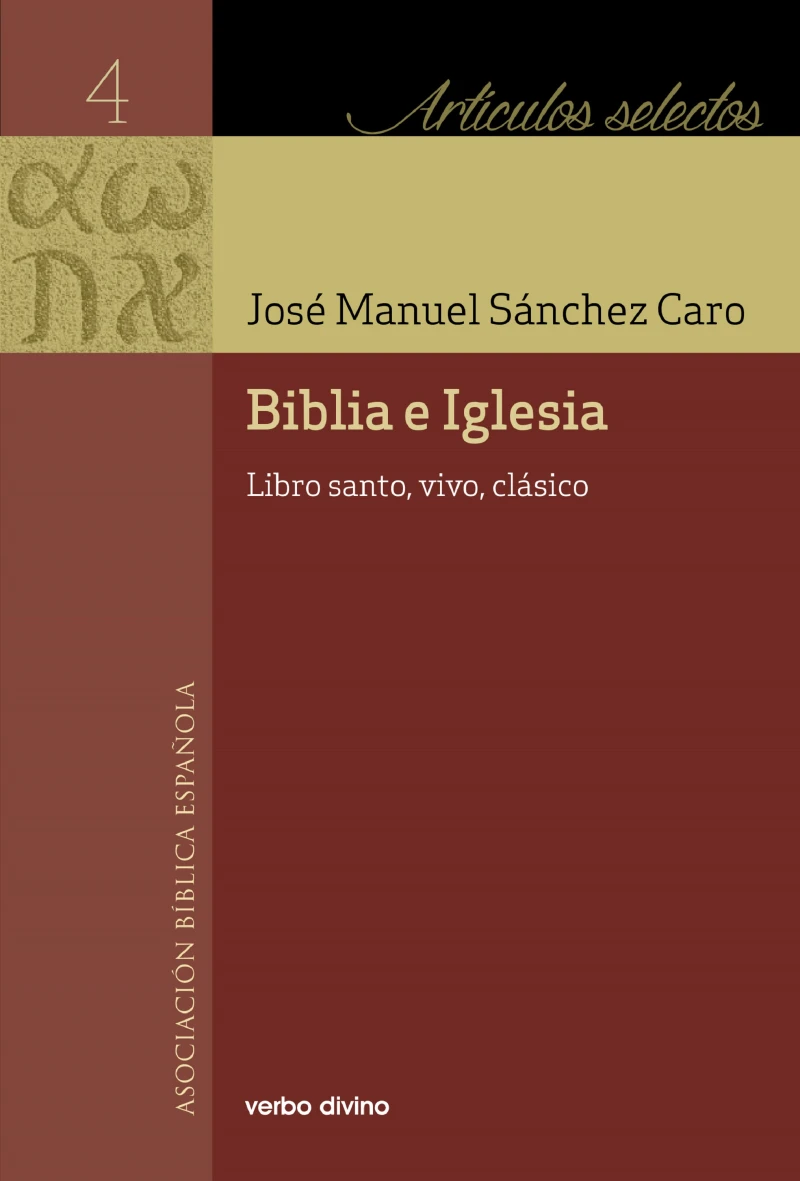 Portada: Biblia e Iglesia
