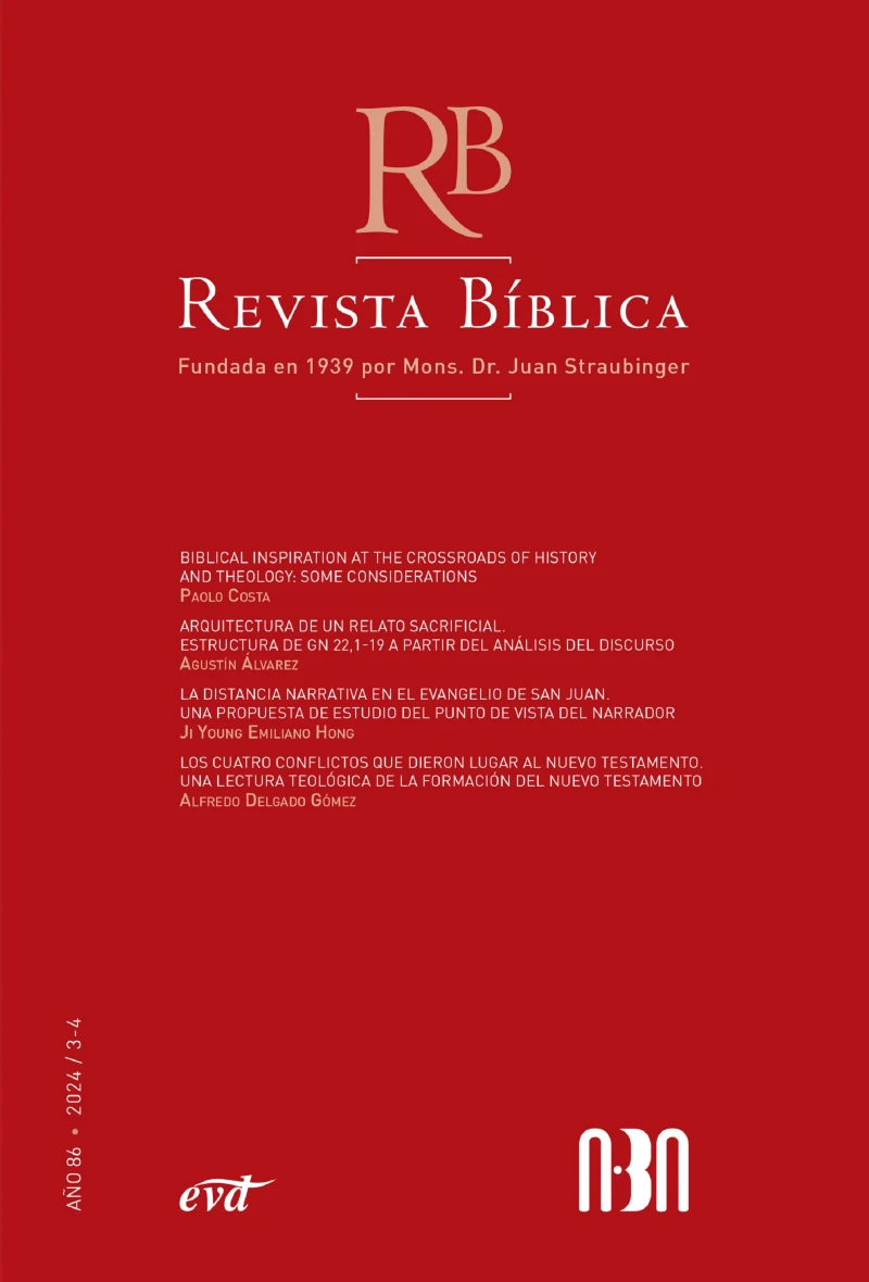 Portada: Revista Bíblica 2024/3-4 - Año 86