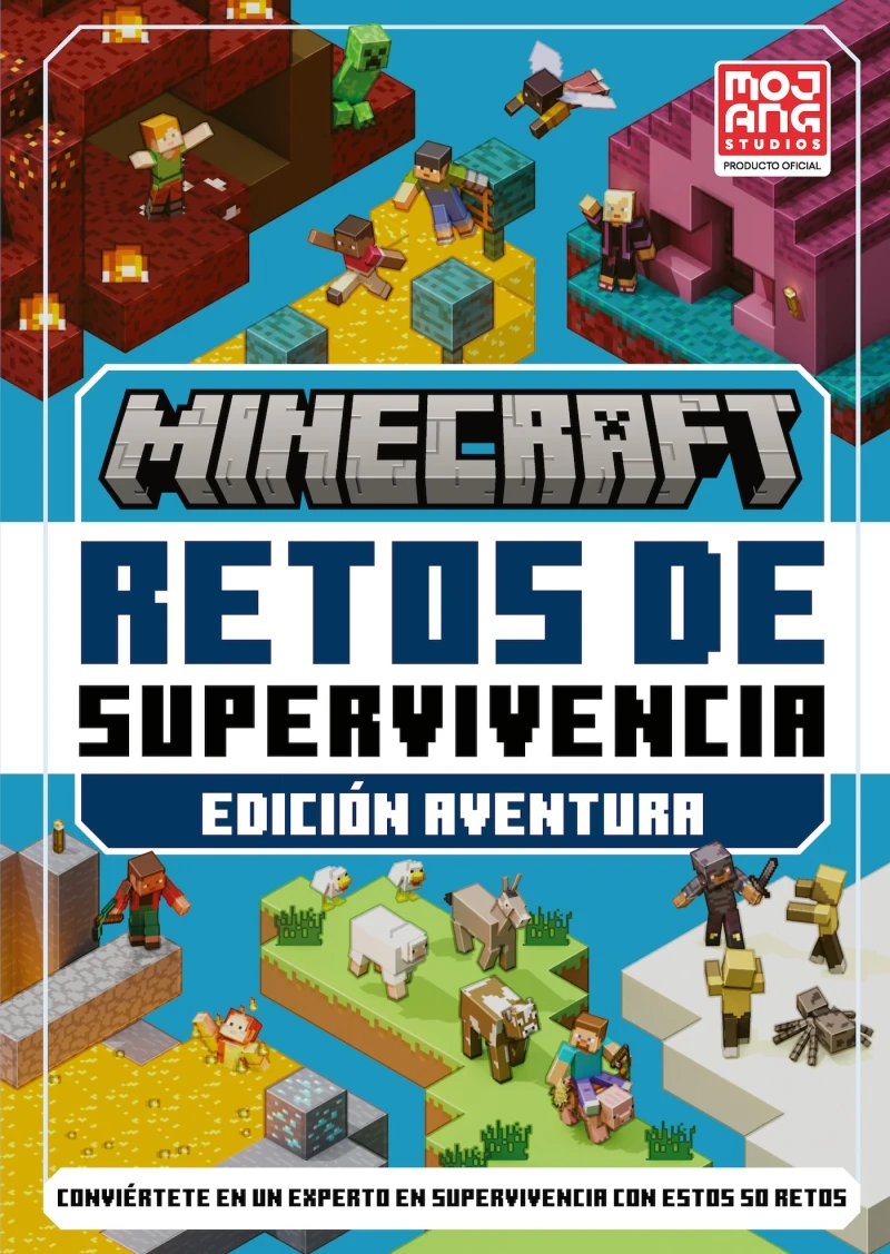 Portada: Minecraft oficial: Retos de supervivencia