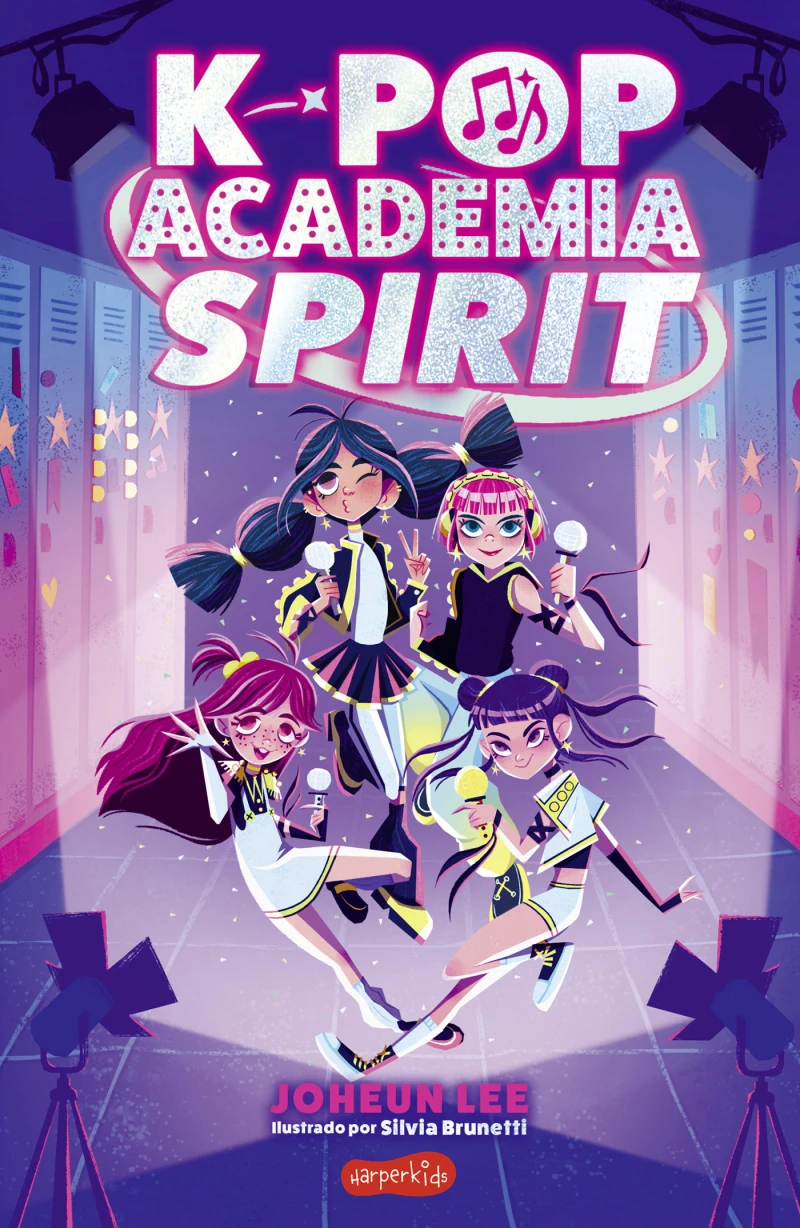 Portada: K-POP: ACADEMIA SPIRIT (Libro 1)