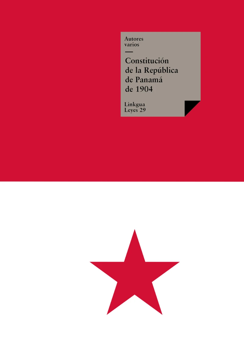Portada: Constitución de la República de Panamá de 1904
