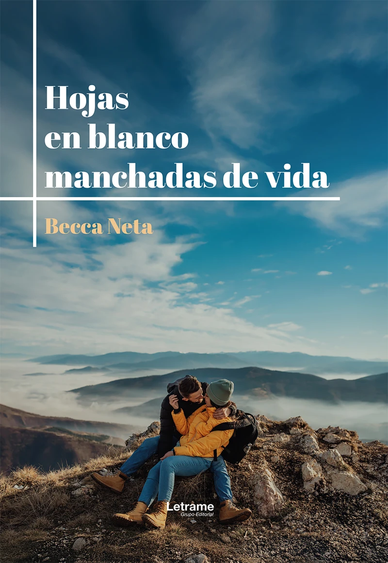 Portada: Hojas en blanco manchadas de vida