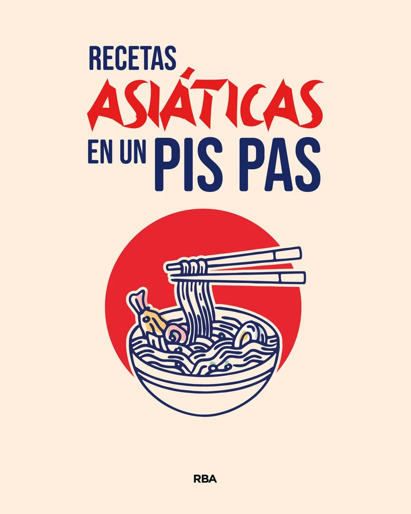 Portada: Recetas asiáticas en un pis pas