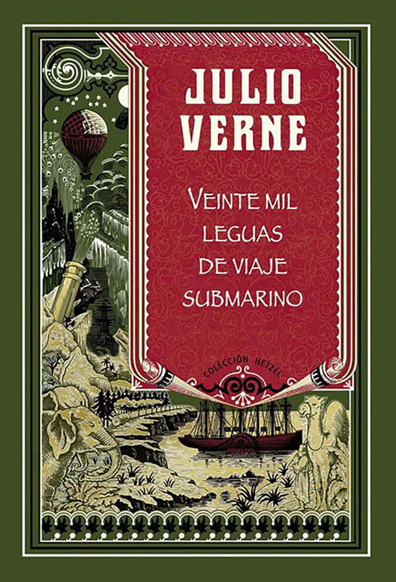 Portada: Veinte mil leguas de viaje submarino