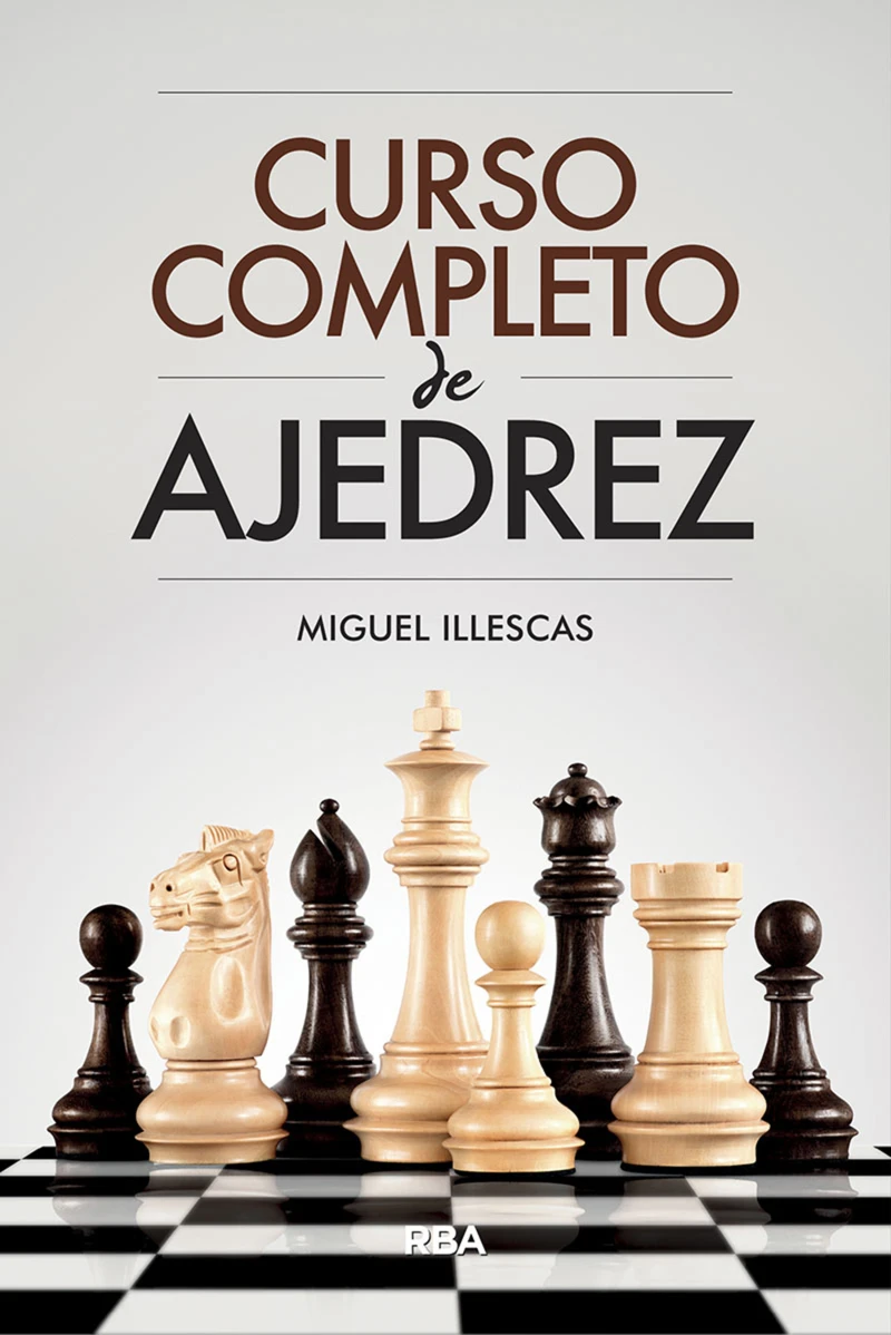 Portada: Curso completo de ajedrez