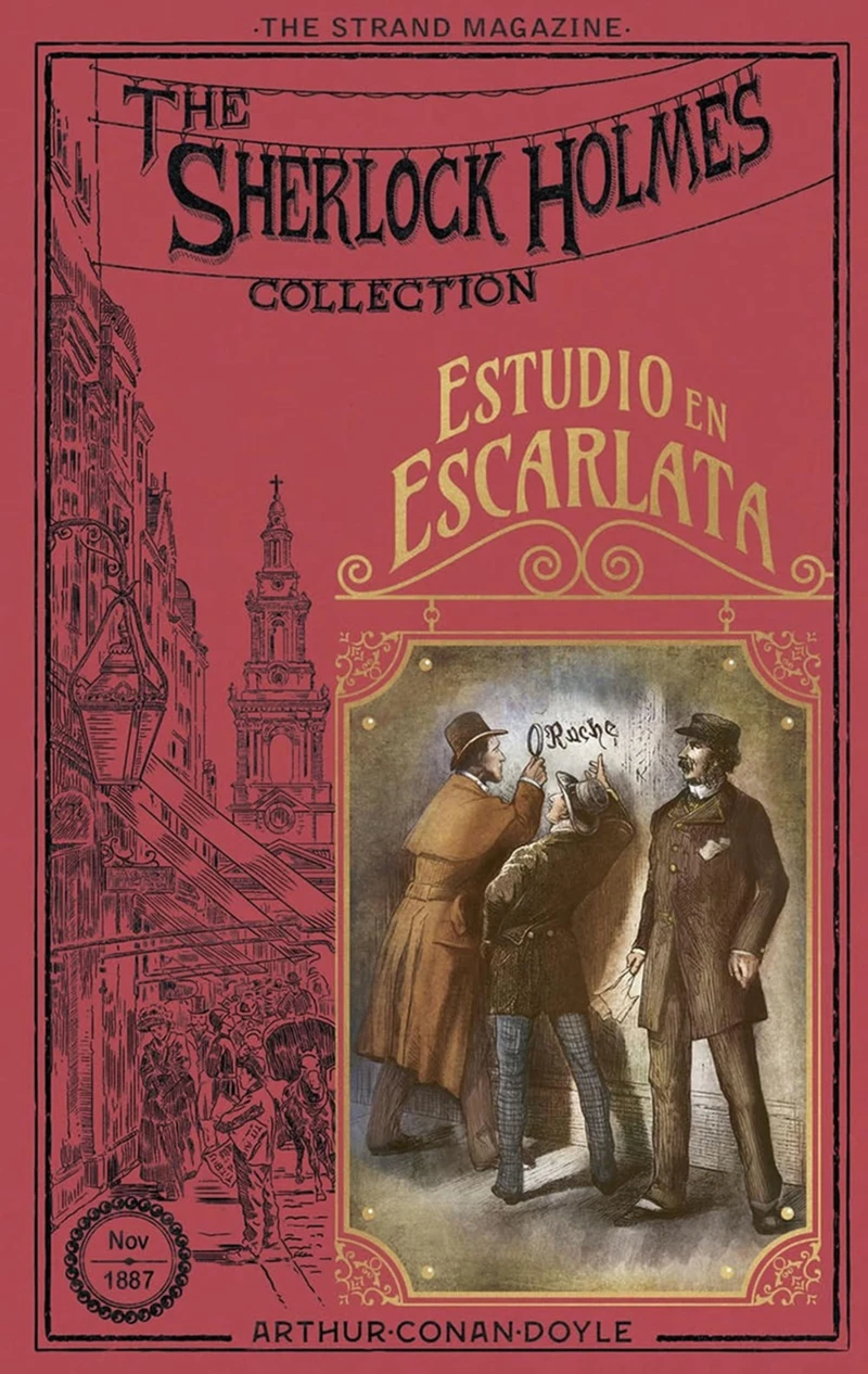 Portada: Estudio en escarlata