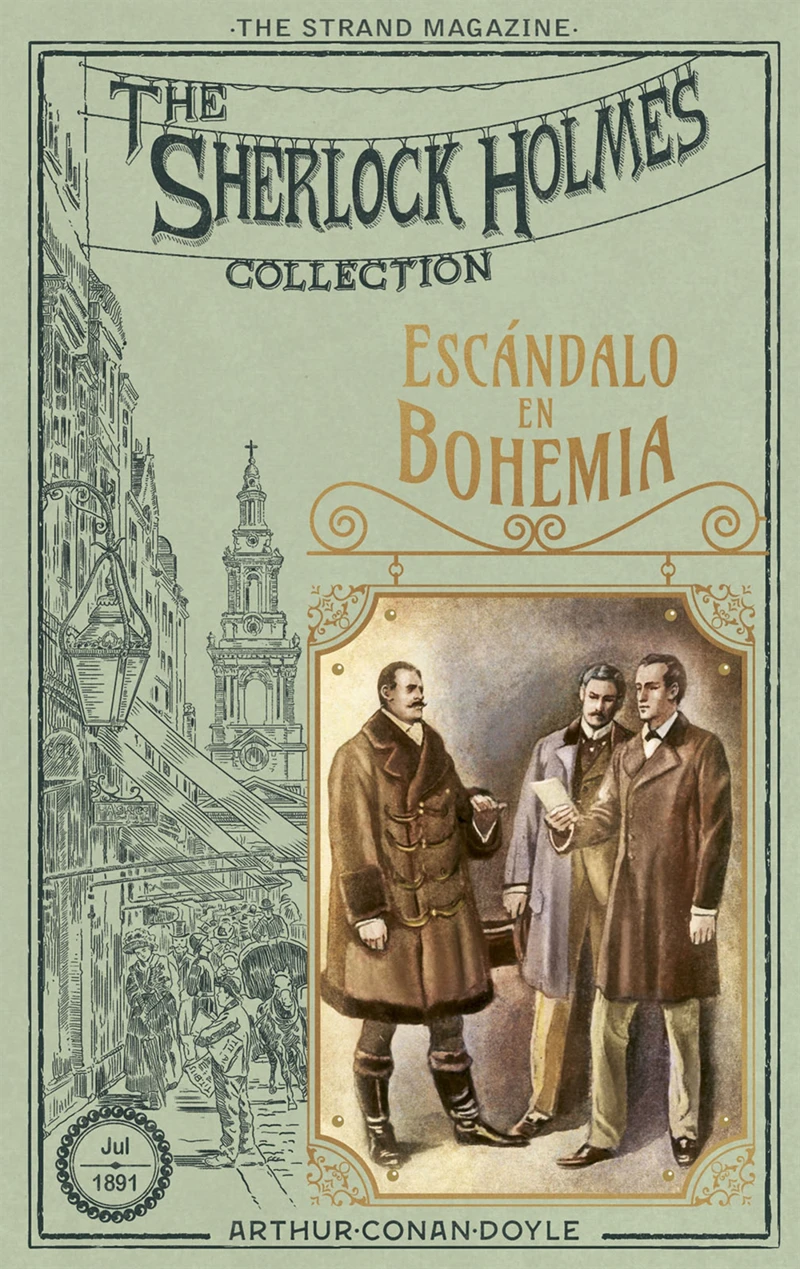 Portada: Escándalo en Bohemia