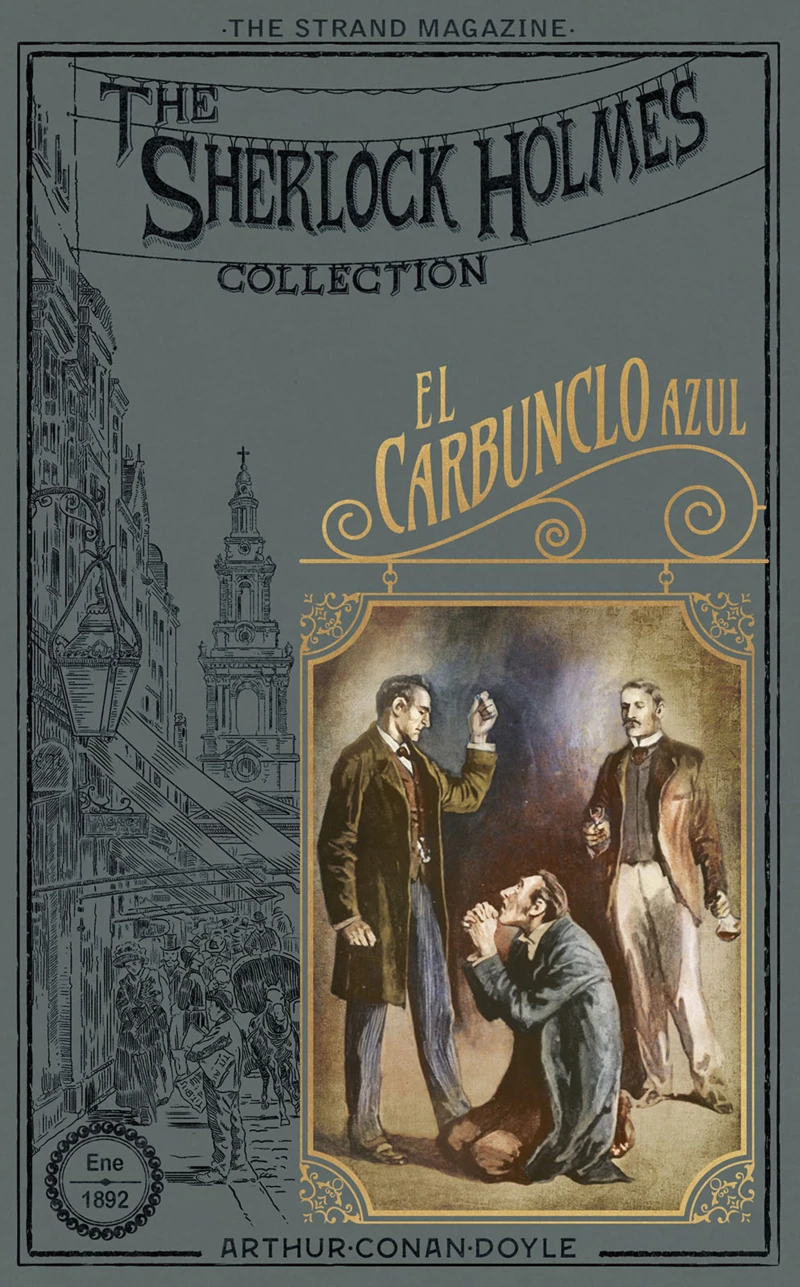Portada: El carbunclo azul