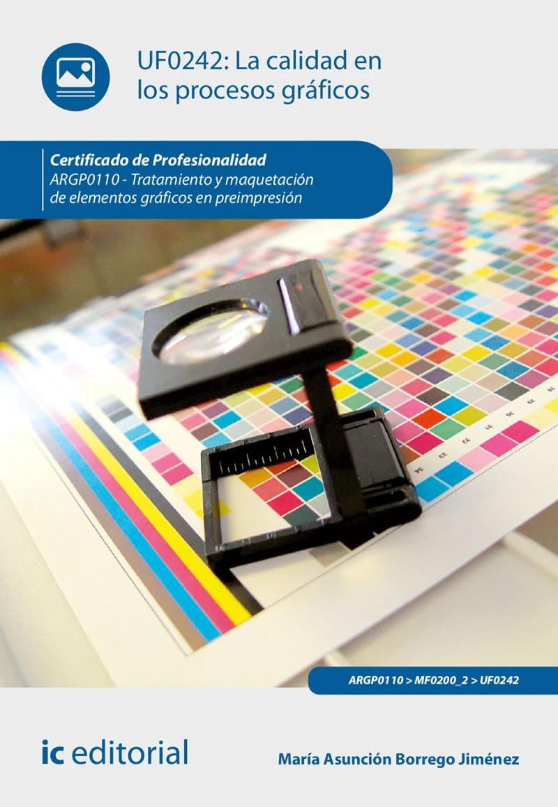 Portada: La calidad en los procesos gráficos. ARGP0110
