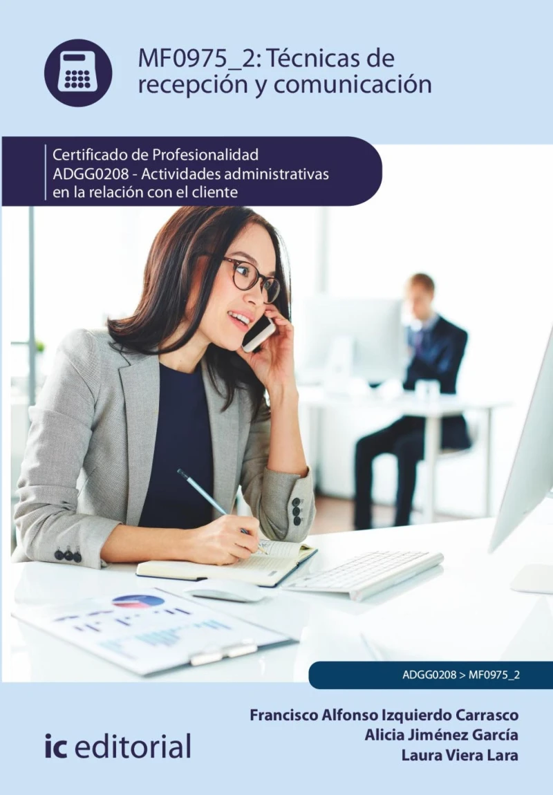 Portada: Técnicas de recepción y comunicación. ADGG0208