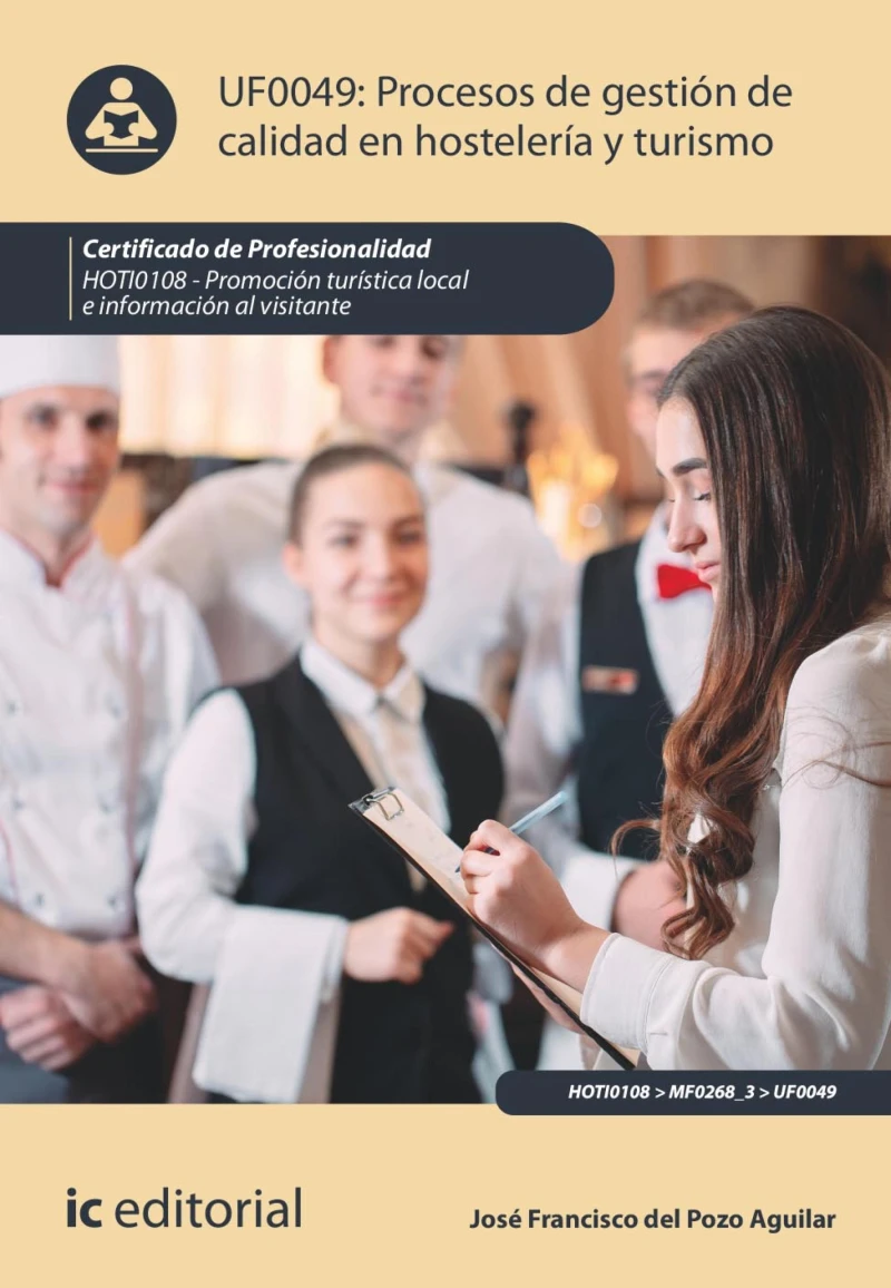 Portada: Procesos de gestión de calidad en hostelería y turismo. HOTI0108