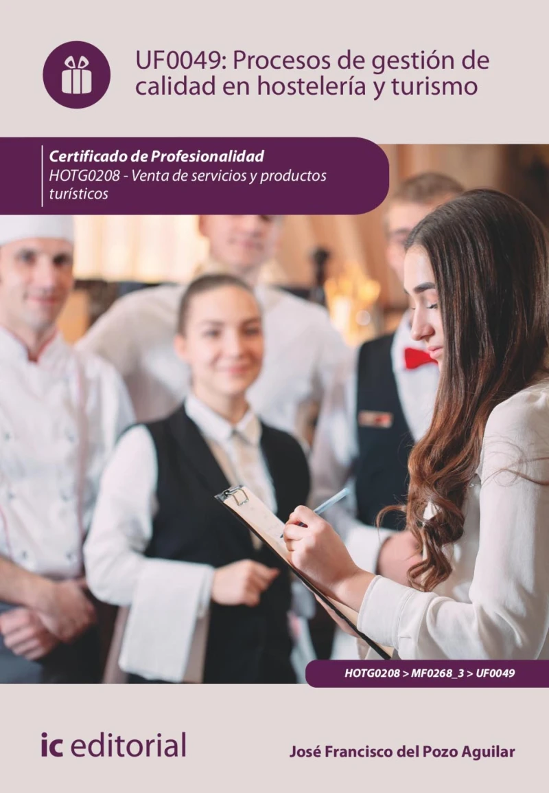 Portada: Procesos de gestión de calidad en hostelería y turismo. HOTG0208