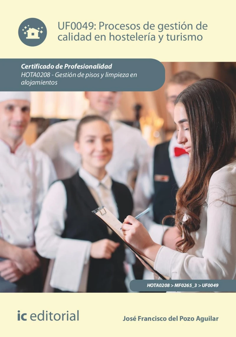 Portada: Procesos de gestión de calidad en hostelería y turismo. HOTA0208