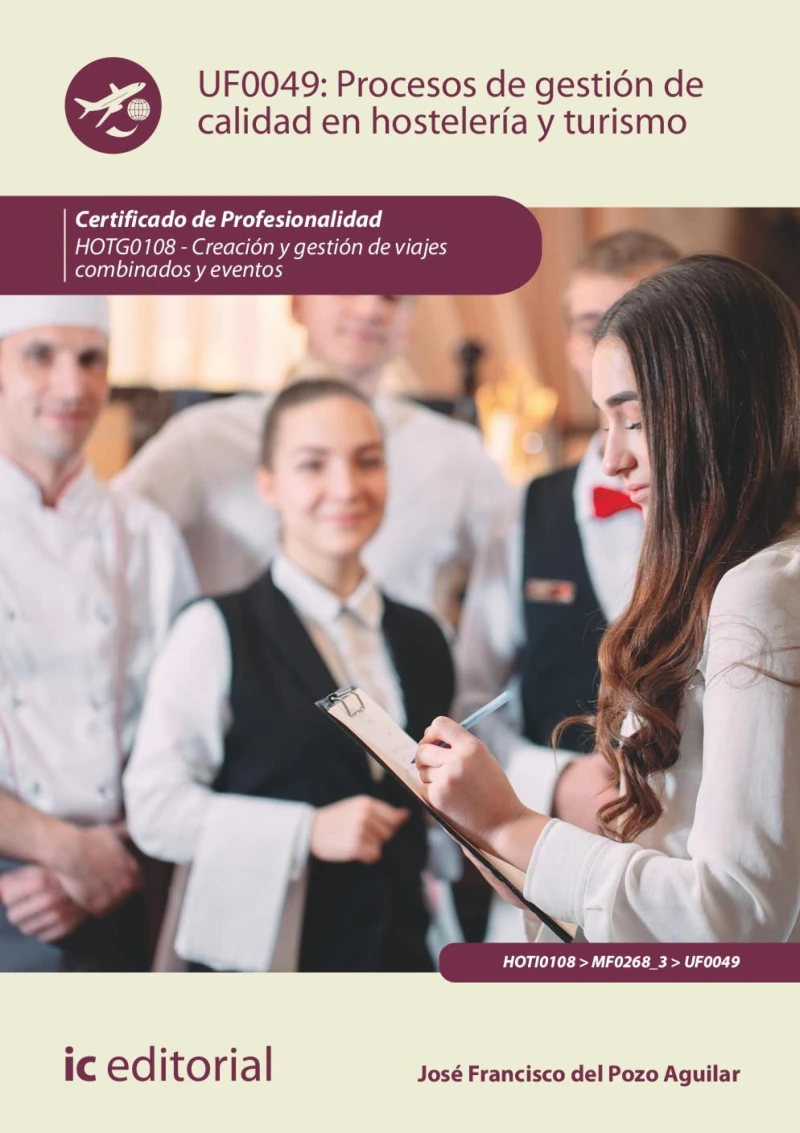 Portada: Procesos de gestión de calidad en hostelería y turismo. HOTG0108