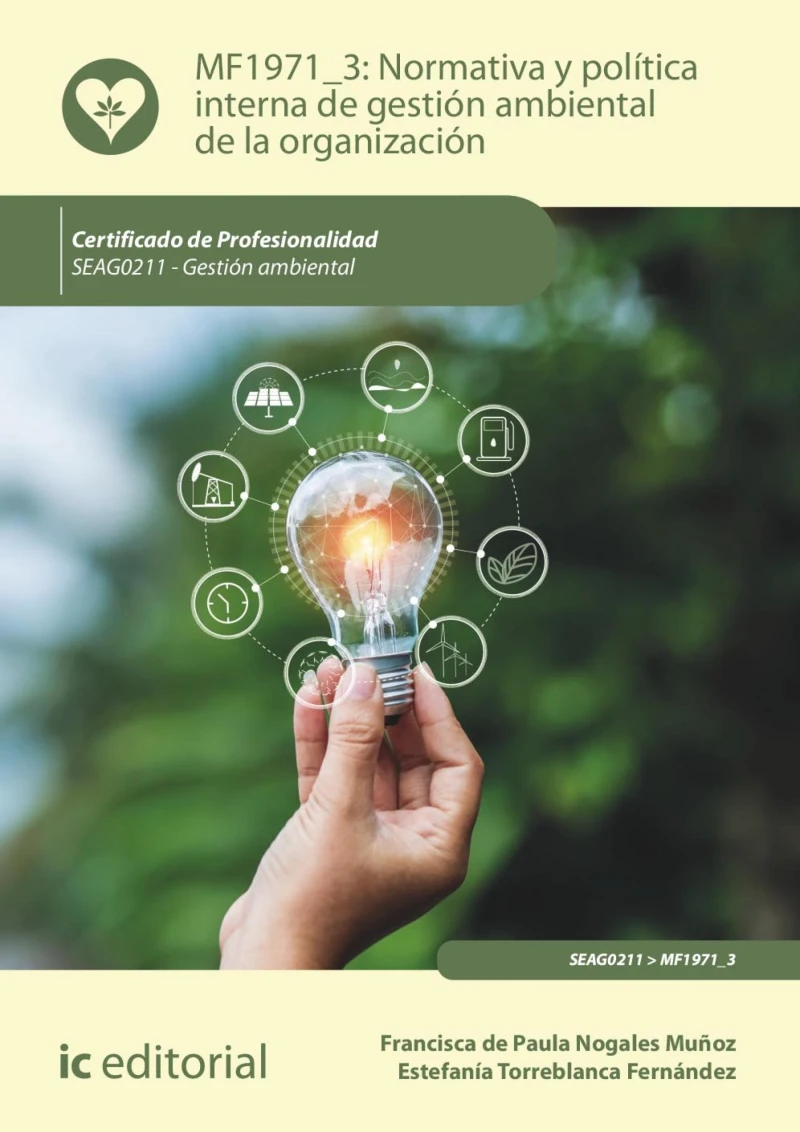 Portada: Normativa y política interna de gestión ambiental de la organización. SEAG0211
