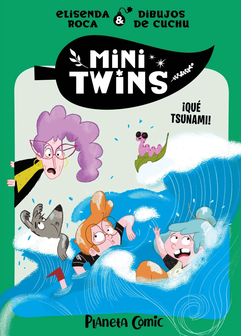 Portada: Minitwins nº 03. ¡Qué tsunami!