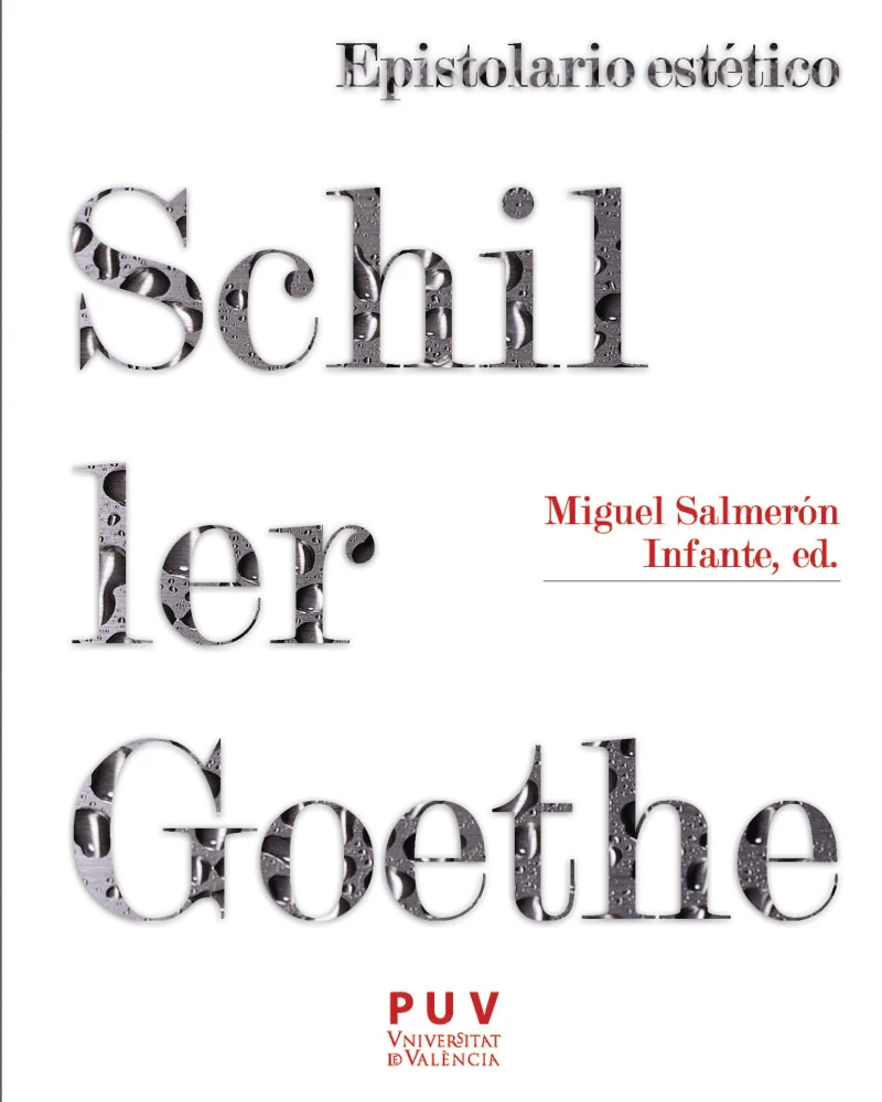 Portada: Epistolario estético Schiller‐Goethe