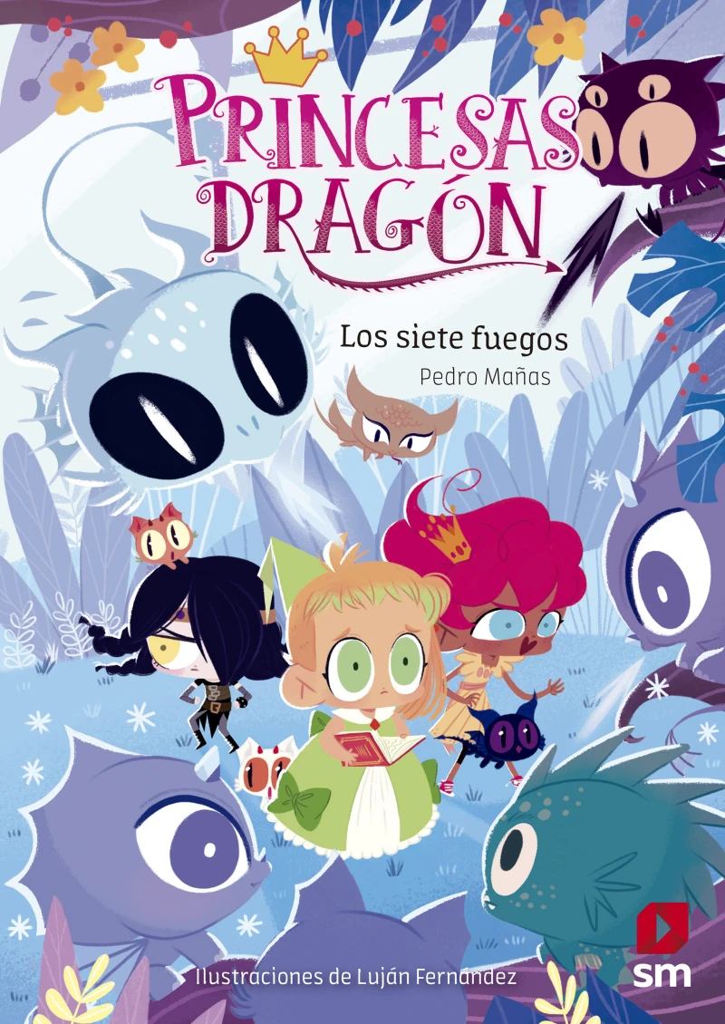 Portada: Princesas Dragón 11. Los siete fuegos
