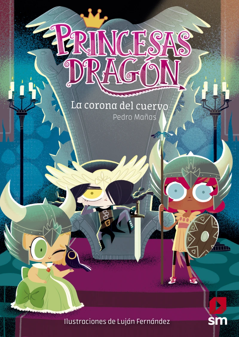 Portada: Princesas Dragón 12: La corona del cuervo