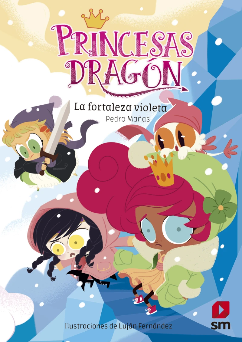 Portada: Princesas Dragón 14. La fortaleza violeta