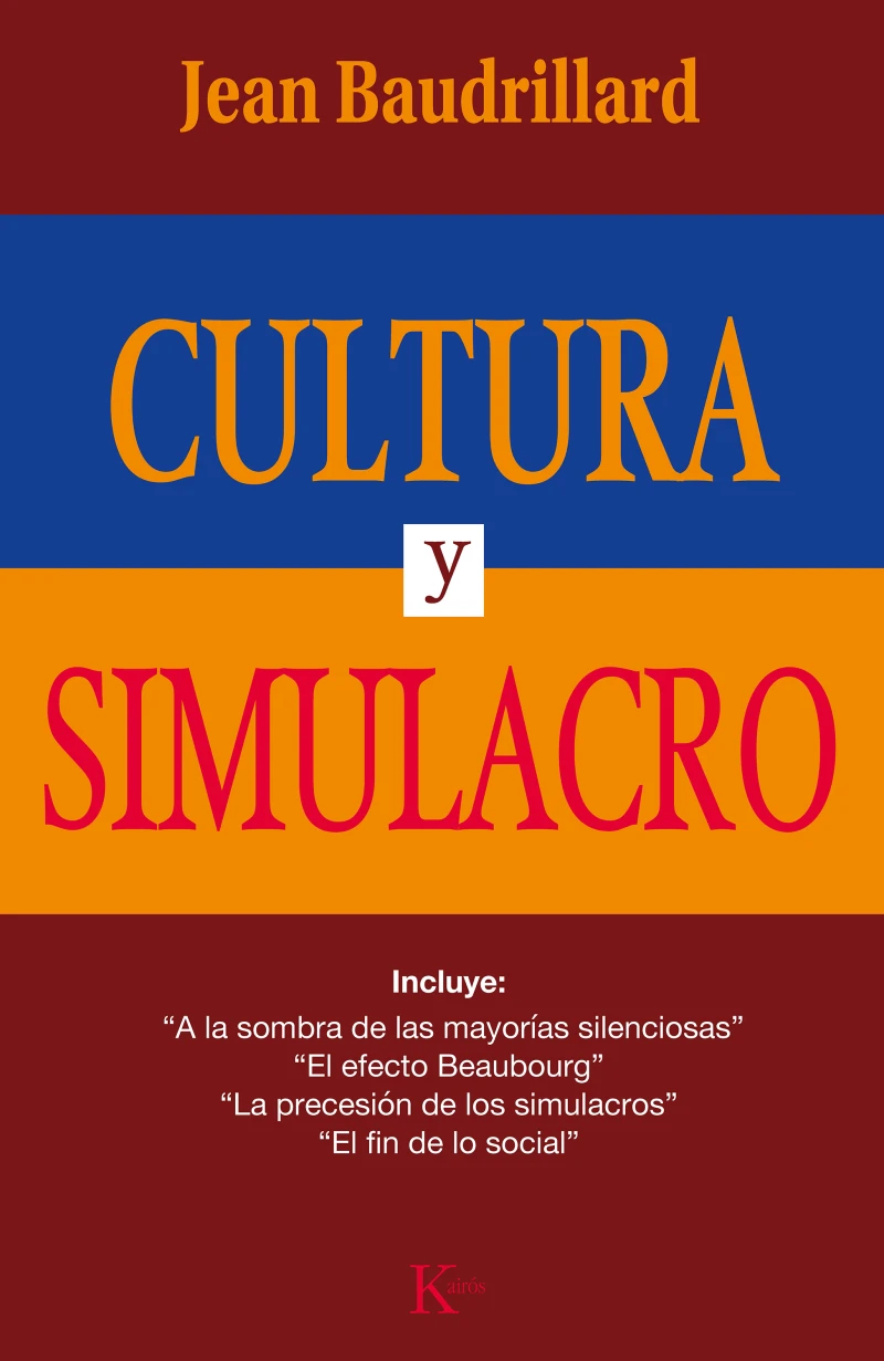 Portada: Cultura y simulacro