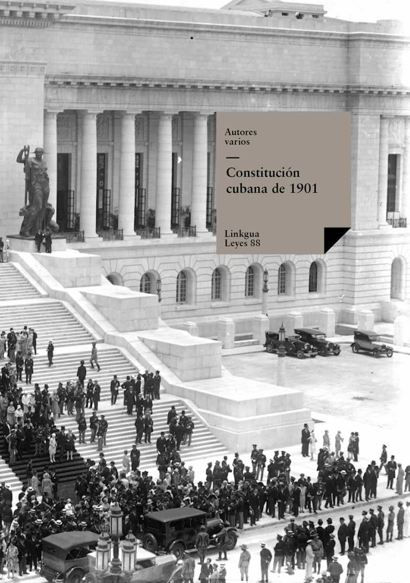 Portada: Constitución cubana de 1901