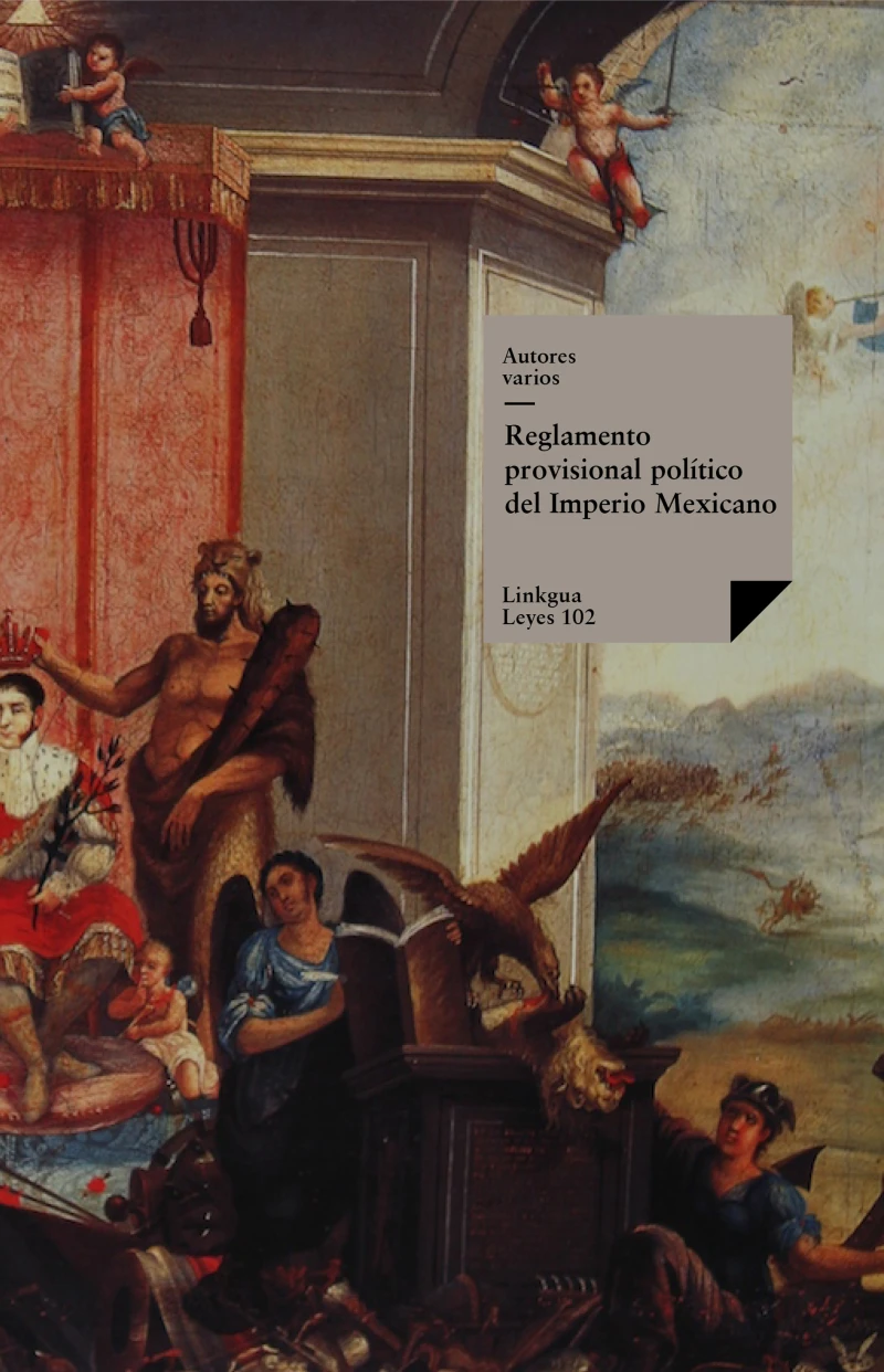 Portada: Reglamento provisional político del Imperio Mexicano de 1822