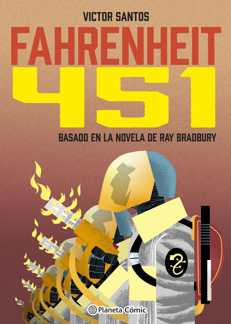 Portada: Fahrenheit 451 (novela gráfica)
