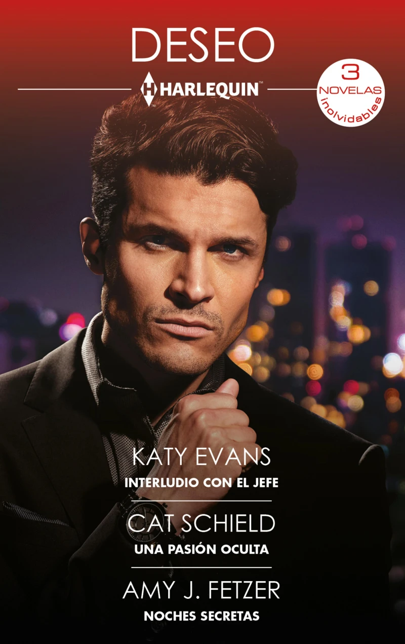 Portada: Interludio con el jefe - Una pasión oculta - Noches secretas