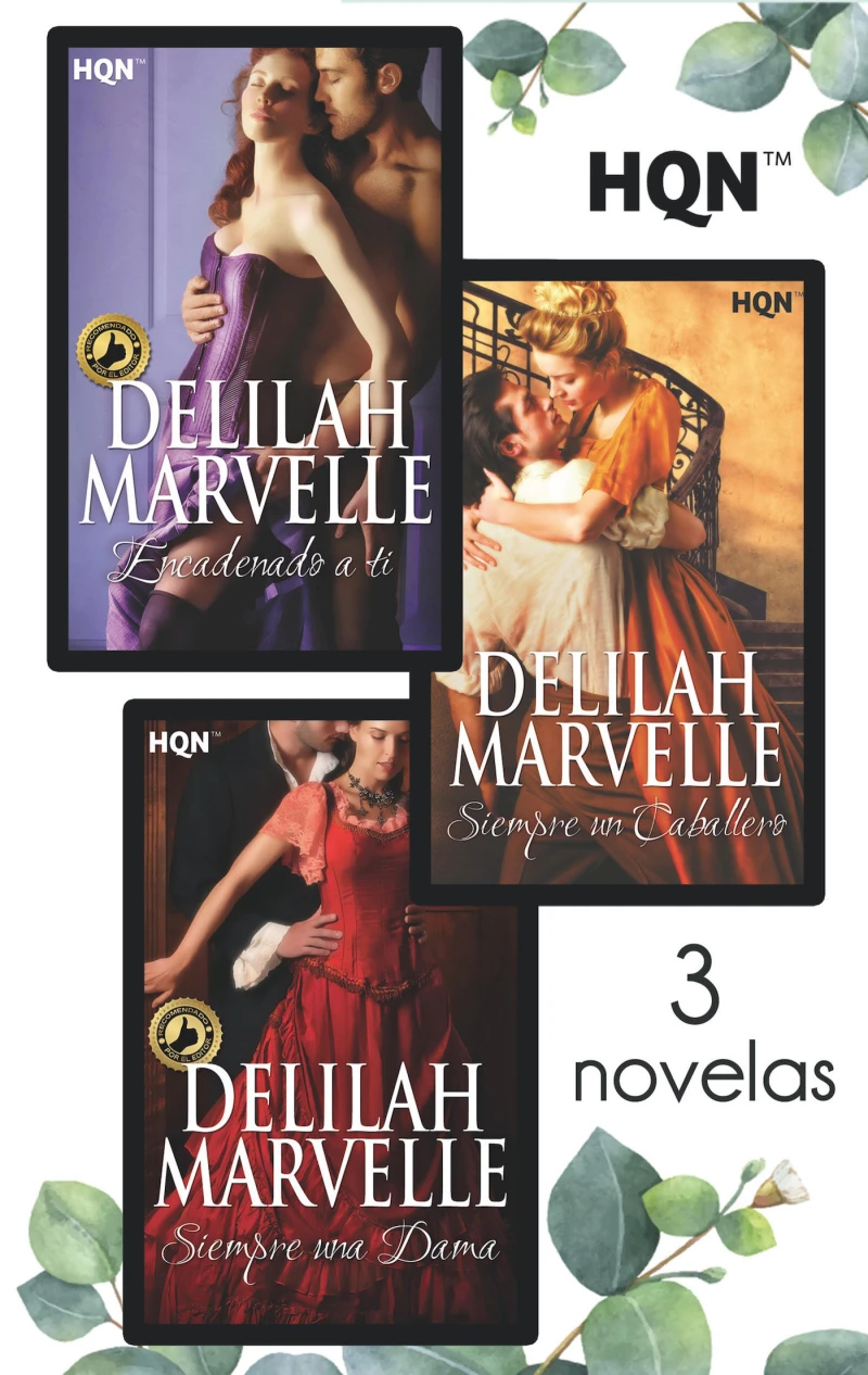 Portada: E-Pack HQN Delilah Marvelle octubre 2022