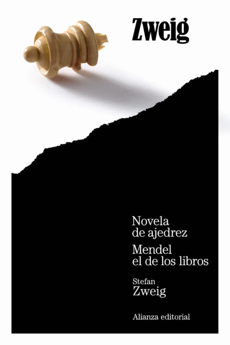 Portada: Novela de ajedrez. Mendel el de los libros
