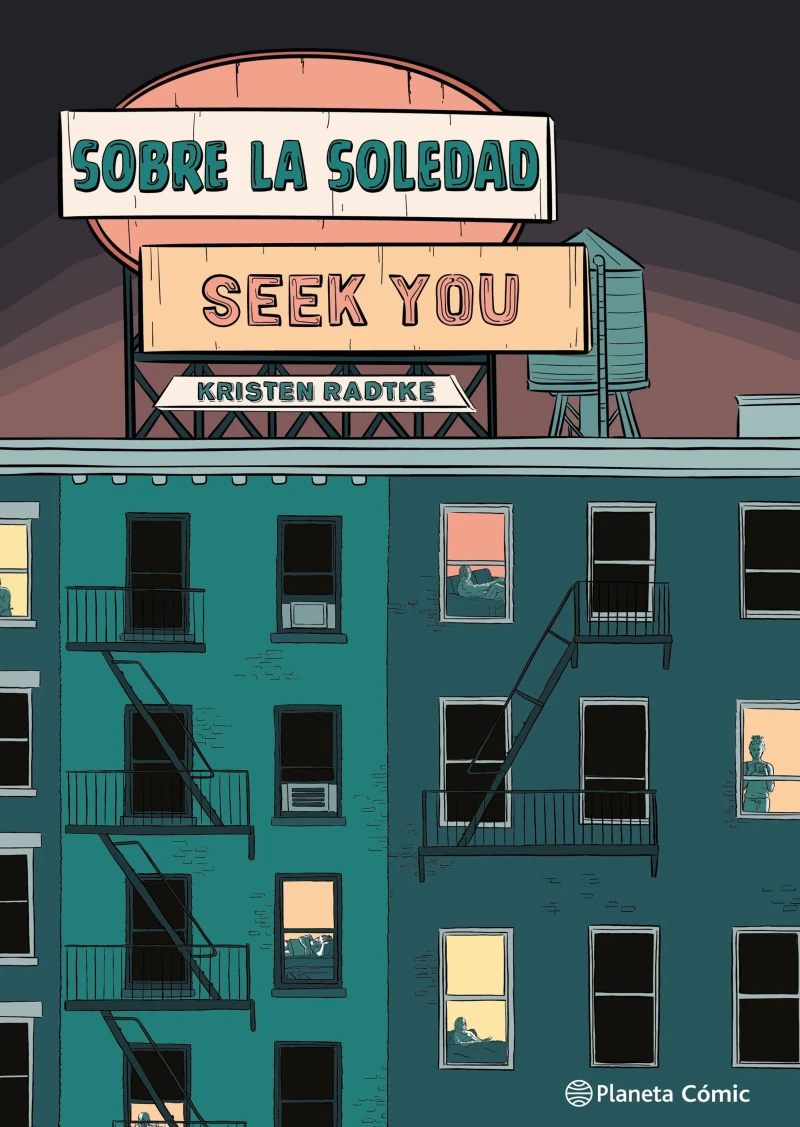 Portada: Sobre la soledad (novela gráfica)