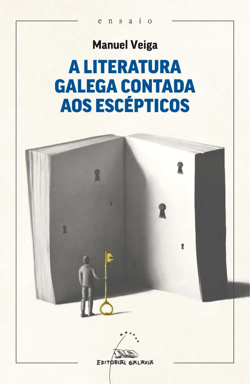 Portada: A literatura galega contada aos escépticos