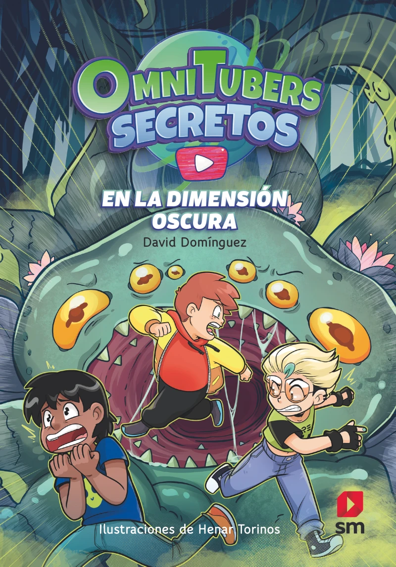 Portada: Omnitubers Secretos 3: En la Dimensión Oscura
