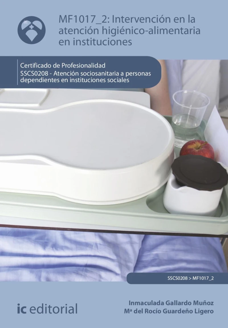 Portada: Intervención en la atención higiénico-alimentaria en instituciones. SSCS0208