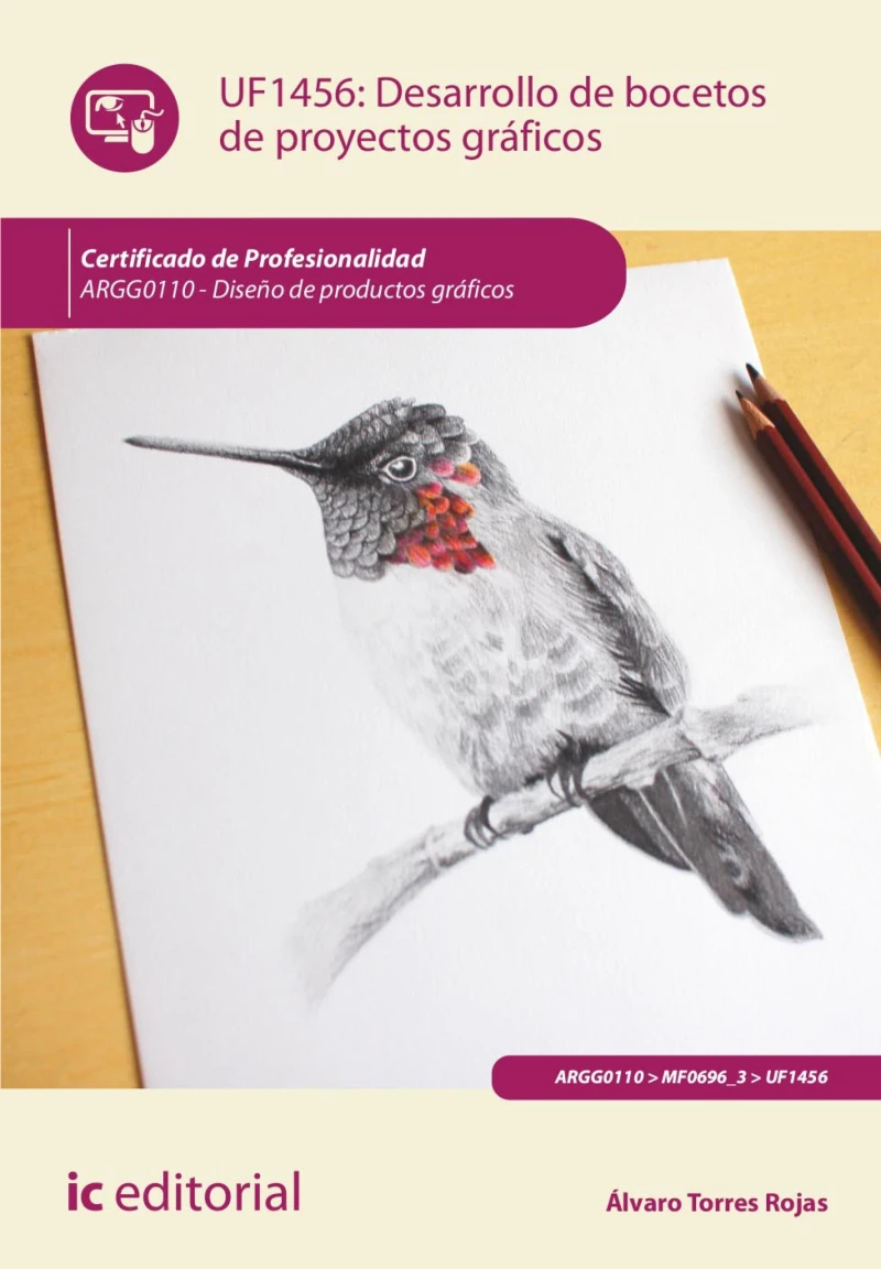 Portada: Desarrollo de bocetos de proyectos gráficos. ARGG0110