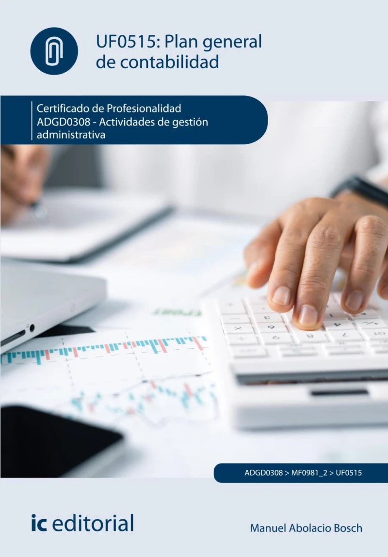 Portada: Plan General de Contabilidad. ADGD0308